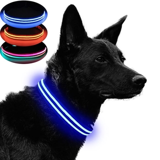 Hundehalsbånd med lys